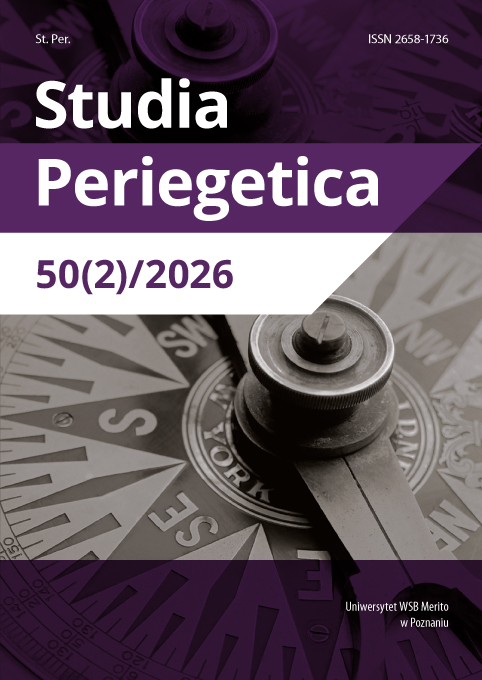 Okładka Studia Periegetica