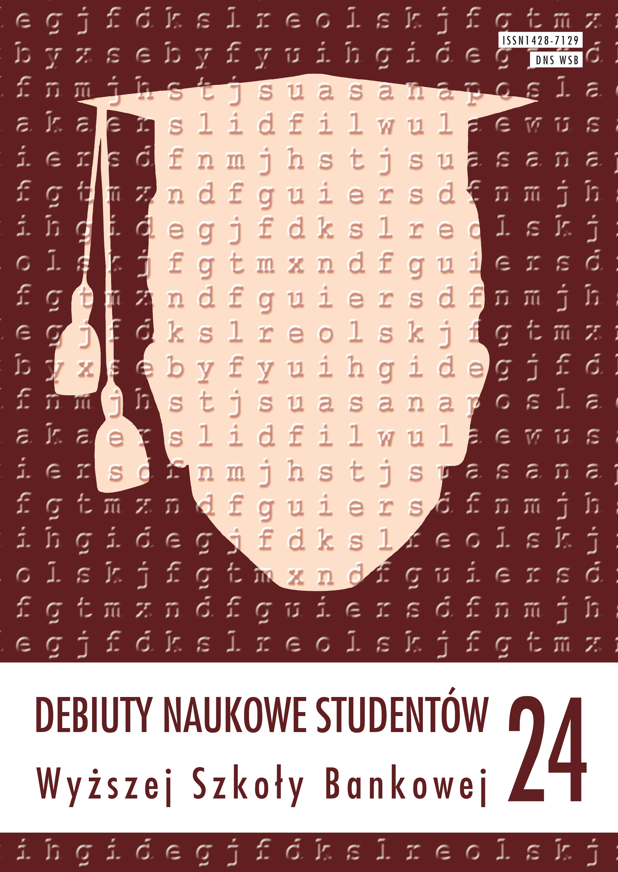 Okładka Debiuty Naukowe Studentów Wyższej Szkoły Bankowej