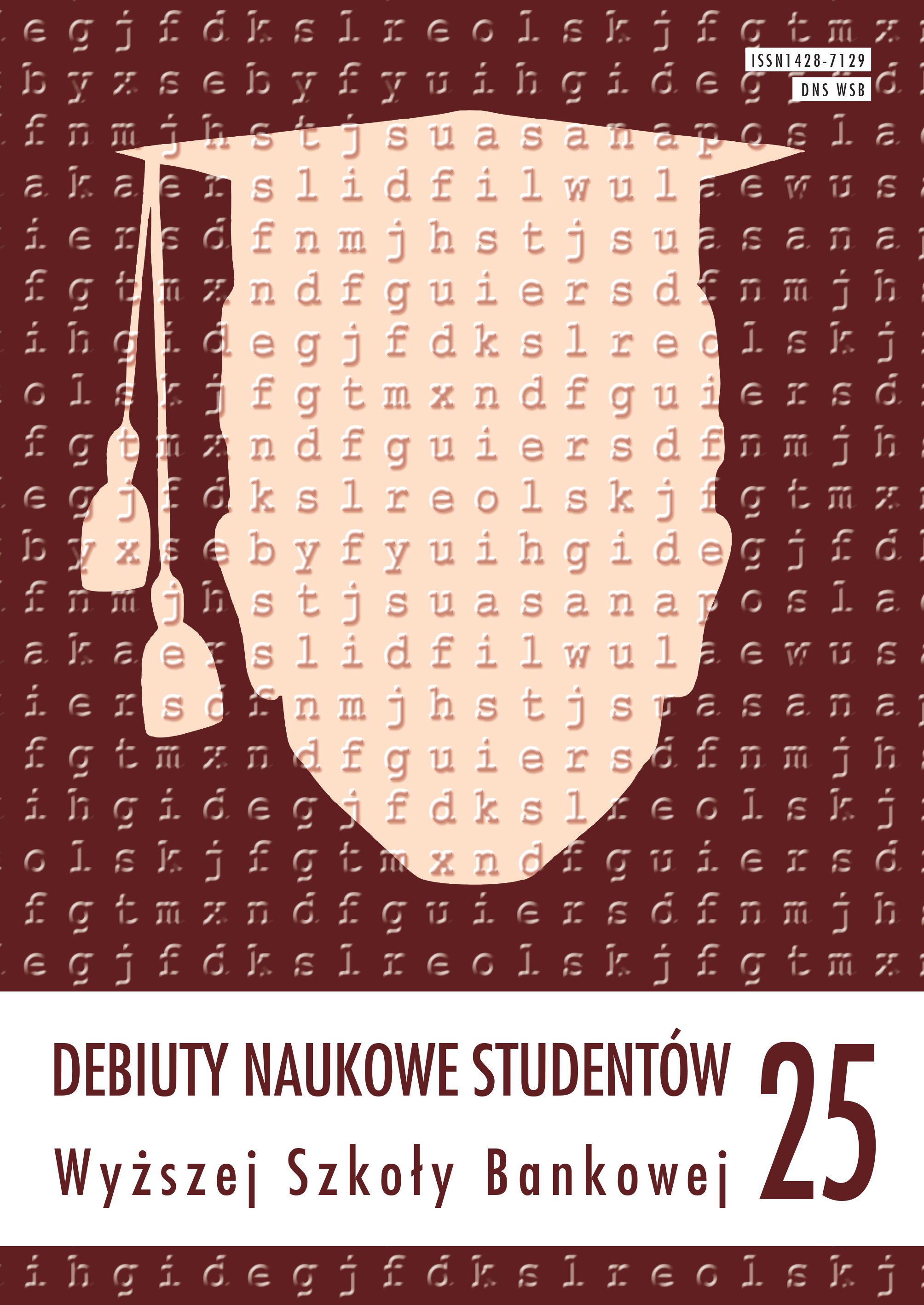 Okładka Debiuty Naukowe Studentów Wyższej Szkoły Bankowej